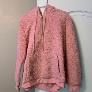 Fuzzy Jacket with O-Ring Zipper